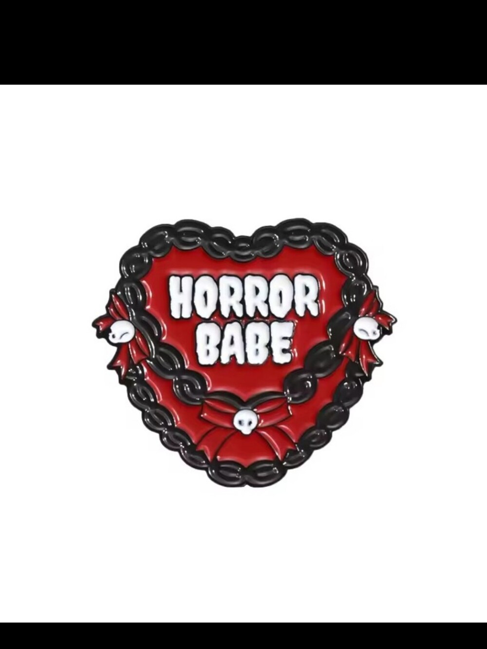 Horror Babe Pin nwot